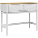 Sonata H Конзолна маса FLORO бяла 89,5x36,5x73 см бор масив