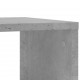 Sonata H Странична маса с колела бетонно сив 50x30x55 см инженерно дърво