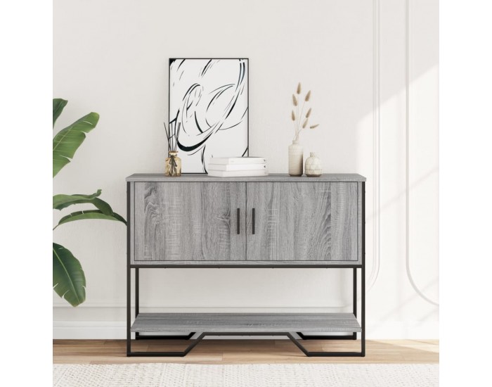 Sonata H Конзолна маса, сив сонома, 100x35x74,5 см, инженерно дърво