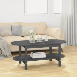 Sonata H Кафе маса, сива, 110x55x45 см, борово дърво масив - Măsuțe de living
