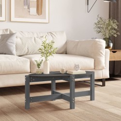 Sonata H Кафе маса, сива, 87x48x35 см, бор масив - Măsuțe de living