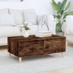 Sonata H Кафе маса, опушен дъб, 90x50x36,5 см, инженерно дърво - Măsuțe de living