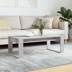 Sonata H Кафе маса, бетонно сива, 102x50x35 см, инженерно дърво - Mese