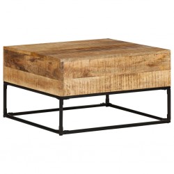 Sonata H Маса за кафе, 68x68x41 см, грубо мангово дърво - Măsuțe de living