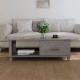Sonata H Кафе маса HAMAR светлосива 100x55x35 см борово дърво масив