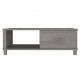 Sonata H Кафе маса HAMAR светлосива 100x55x35 см борово дърво масив
