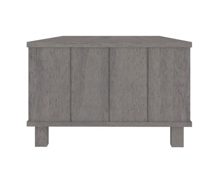 Sonata H Кафе маса HAMAR светлосива 100x55x35 см борово дърво масив