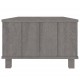 Sonata H Кафе маса HAMAR светлосива 100x55x35 см борово дърво масив