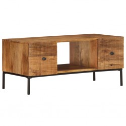 Sonata H Маса за кафе, 90x45x40 см, мангово дърво масив - Măsuțe de living