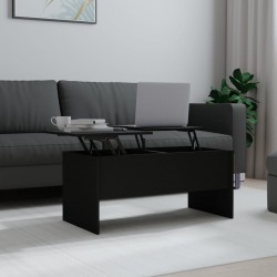 Sonata H Маса за кафе, черна, 102x50,5x46,5 см, инженерно дърво - Măsuțe de living