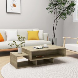 Sonata H Маса за кафе, дъб сонома, 105x55x32 см, инженерно дърво - Măsuțe de living