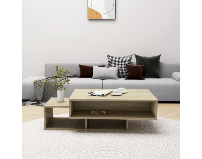 Sonata H Маса за кафе, дъб сонома, 105x55x32 см, инженерно дърво