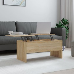 Sonata H Кафе маса, дъб сонома, 102x50,5x46,5 см, инженерно дърво - Mese