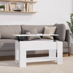 Sonata H Маса за кафе, бяла, 101x49x52 см, инженерно дърво - Măsuțe de living