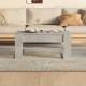 Sonata H Маса за кафе, бетонно сива, 102x55x45 см, инженерно дърво