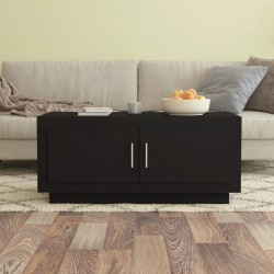 Sonata H Маса за кафе, черна, 102x50x45 см, инженерно дърво - Măsuțe de living