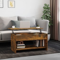 Sonata H Кафе маса, опушен дъб, 102x50x52,5 см, инженерно дърво - Măsuțe de living