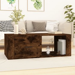 Sonata H Кафе маса, опушен дъб, 100x50,5x35 см, инженерно дърво - Măsuțe de living