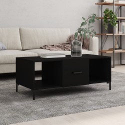 Sonata H Маса за кафе, черна, 102x50x40 см, инженерно дърво - Măsuțe de living