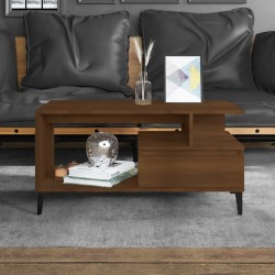 Sonata H Маса за кафе, кафяв дъб, 90x49x45 см, инженерно дърво - Măsuțe de living