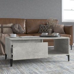 Sonata H Маса за кафе, бетонно сива, 90x50x36,5 см, инженерно дърво - Măsuțe de living