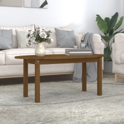Sonata H Кафе маса, меденокафява, 110x55x45 см, борово дърво масив - Măsuțe de living