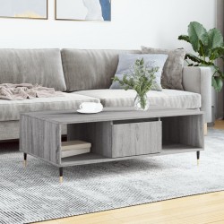 Sonata H Кафе маса, сив сонома, 104x60x35 см, инженерно дърво - Măsuțe de living