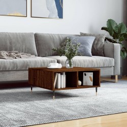 Sonata H Кафе маса, кафяв дъб, 60x60x30 см, инженерно дърво - Măsuțe de living