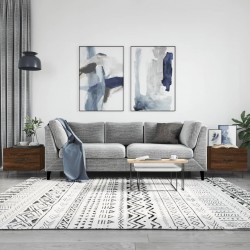 Sonata H Кафе маси, 2 бр, кафяв дъб, 50x50x40 см, инженерно дърво - Măsuțe de living