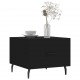 Sonata H Кафе маса, черна, 50x50x40 см, инженерно дърво