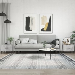 Sonata H Кафе маси, 2 бр, Бетонно сиво, 50x50x40 см, инженерно дърво - Măsuțe de living