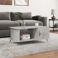 Sonata H Кафе маса, бетонно сива, 90x50x40 см, инженерно дърво - Mese