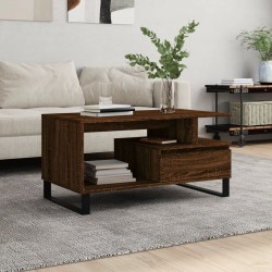 Sonata H Маса за кафе, кафяв дъб, 90x49x45 см, инженерно дърво - Măsuțe de living