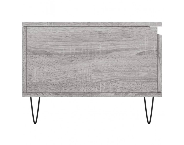 Sonata H Кафе маса, сив сонома, 90x50x36,5 см, инженерно дърво