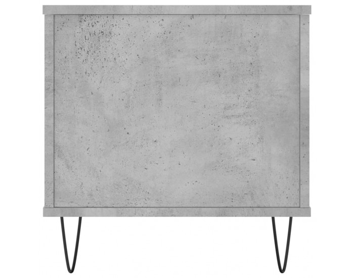 Sonata H Кафе маса, бетонно сива, 90x44,5x45 см, инженерно дърво