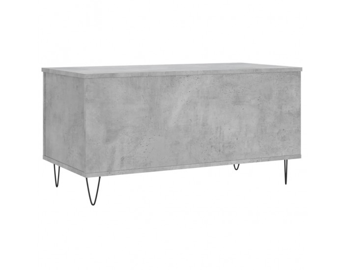 Sonata H Кафе маса, бетонно сива, 90x44,5x45 см, инженерно дърво