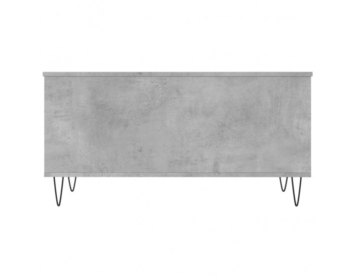 Sonata H Кафе маса, бетонно сива, 90x44,5x45 см, инженерно дърво