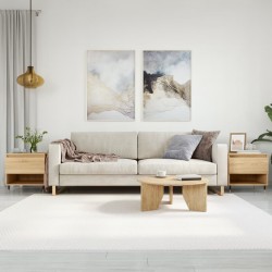Sonata H Кафе маси, 2 бр, дъб сонома, 50x46x50 см, инженерно дърво - Măsuțe de living