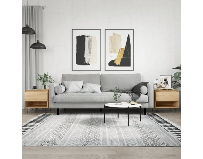 Sonata H Кафе маси, 2 бр, дъб сонома, 50x46x50 см, инженерно дърво