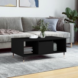 Sonata H Кафе маса, черна, 90x50x36,5 см, инженерно дърво - Măsuțe de living