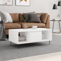 Sonata H Кафе маса, бяла, 90x50x36,5 см, инженерно дърво - Mese