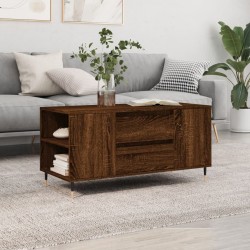 Sonata H Кафе маса, кафяв дъб, 102x44,5x50 см, инженерно дърво - Mese