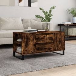 Sonata H Кафе маса, опушен дъб, 102x44,5x50 см, инженерно дърво - Măsuțe de living