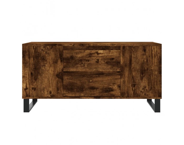 Sonata H Кафе маса, опушен дъб, 102x44,5x50 см, инженерно дърво