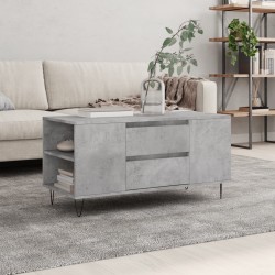 Sonata H Кафе маса, бетонно сиви, 102x44,5x50 см, инженерно дърво - Mese