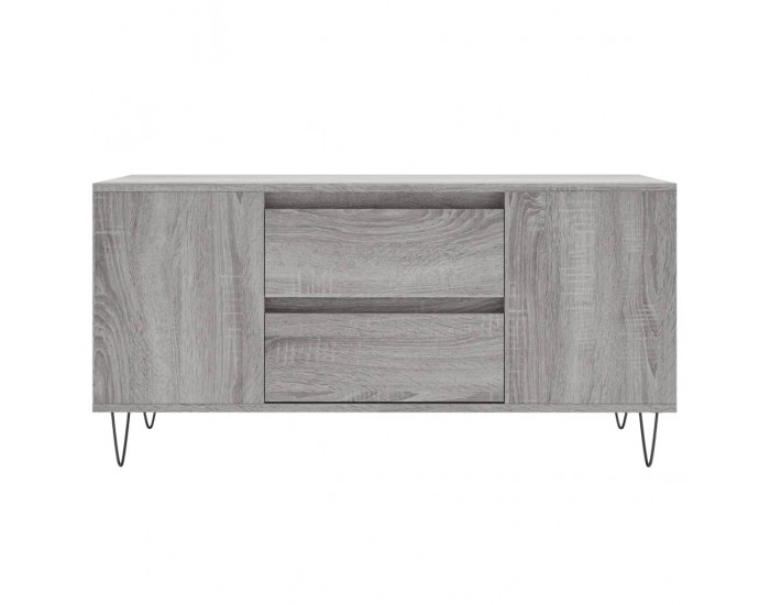 Sonata H Кафе маса, сив сонома, 102x44,5x50 см, инженерно дърво
