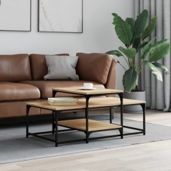 Sonata H Кафе маса, дъб сонома, 102x60x45 см, инженерно дърво - Măsuțe de living