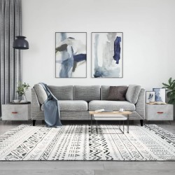 Sonata H Кафе маси, 2 бр, Бетонно сиво, 50x50x40 см, инженерно дърво - Măsuțe de living