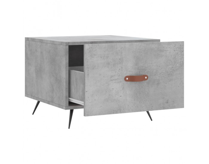 Sonata H Кафе маси, 2 бр, Бетонно сиво, 50x50x40 см, инженерно дърво