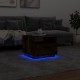 Sonata H Маса за кафе с LED осветление, опушен дъб, 50x49x40 см